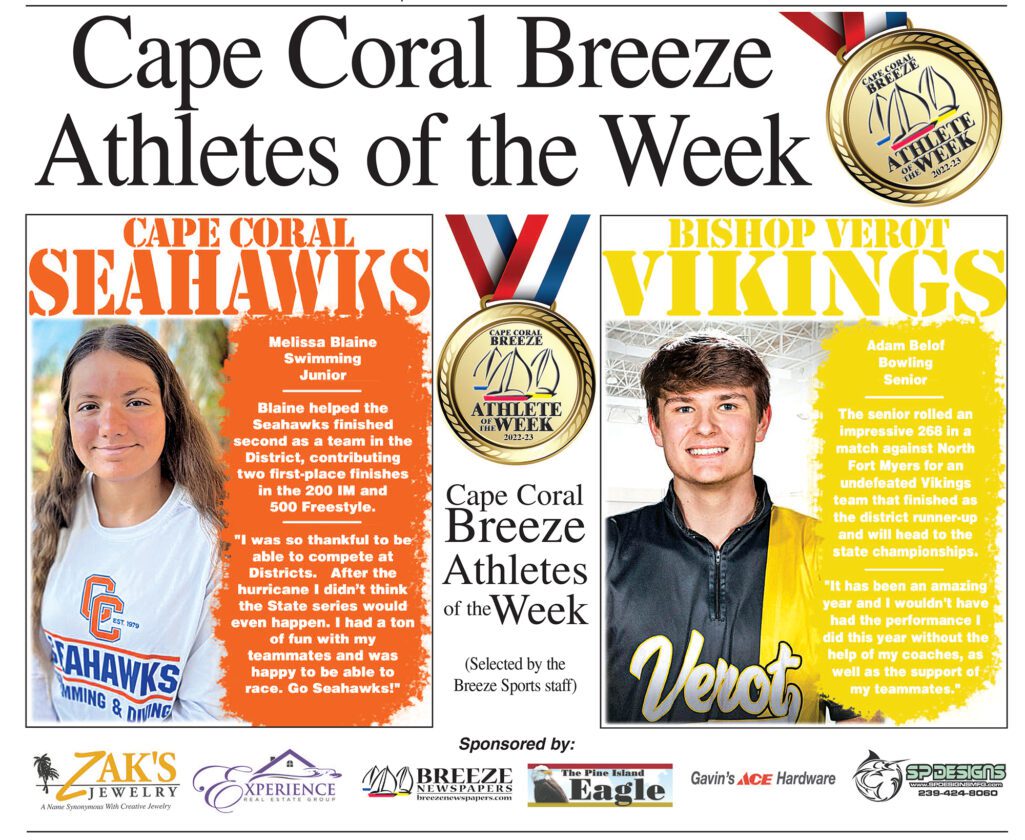 Athletes of the Week 10/28/22 News, Sports, Jobs North Fort Myers